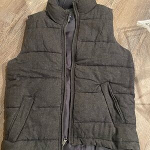 GAP Charcoal Quilted Vest